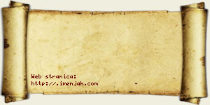 Milana Vranjković vizit kartica